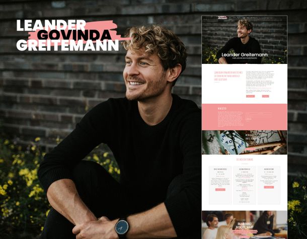 Webdesign für Top-Speaker Leander Greitemann